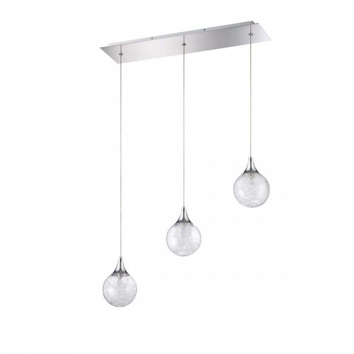 Fybra 3-light Linear Chandelier