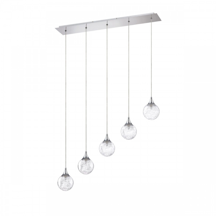 Fybra 5-light Linear Chandelier