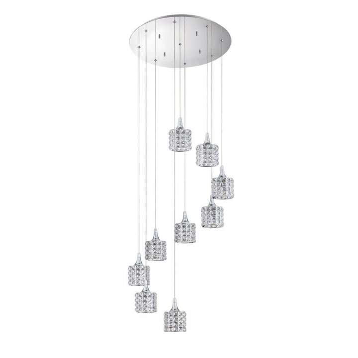 Lustra 9-light Chandelier Pan