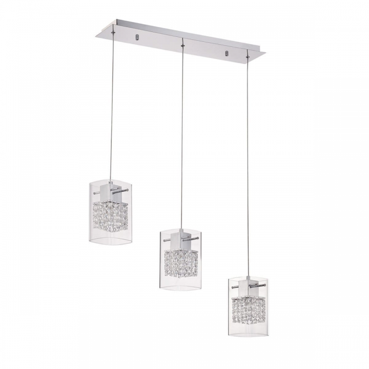 Politan 3-light Linear Chandelier