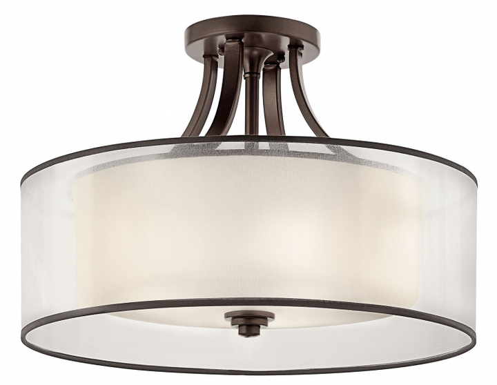 Lacey 4 Light Semi Flush Mount