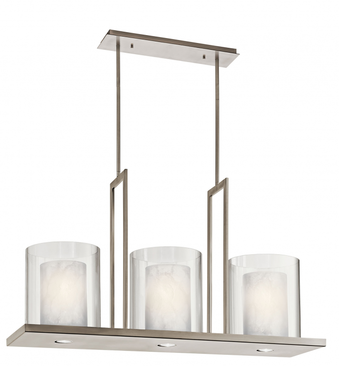 Triad 3 Light Linear Chandelier