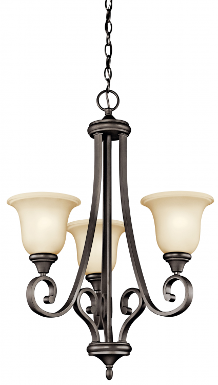 Monroe 3 Light Chandelier