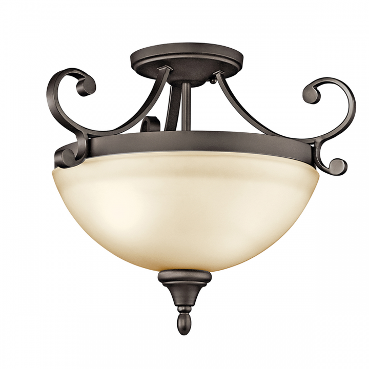 Monroe 2 Light LED Semi Flush Mount