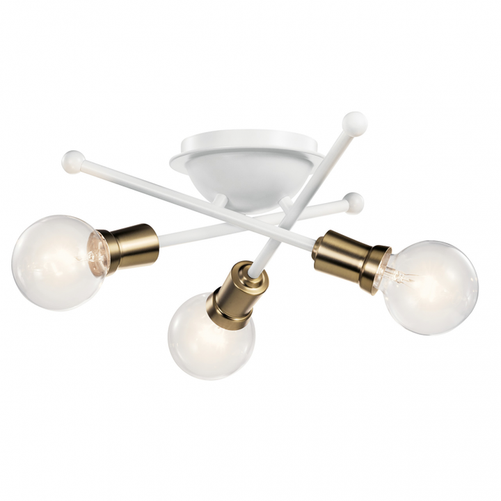 Armstrong 3 Light Flush Mount