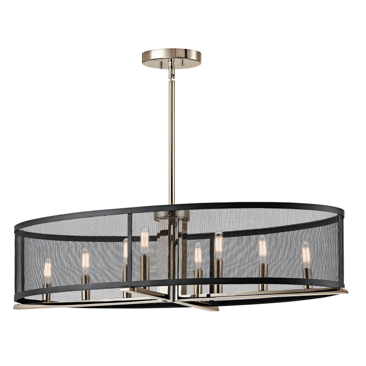 Titus 8 Light Linear Chandelier