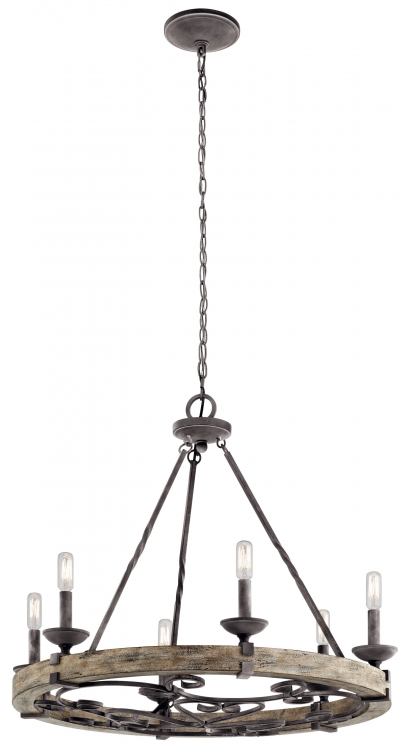 Taulbee 6 Light Chandelier