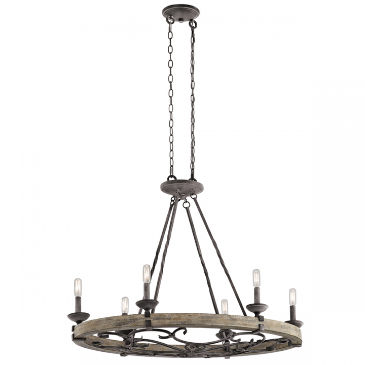 Taulbee 6 Light Linear Chandelier