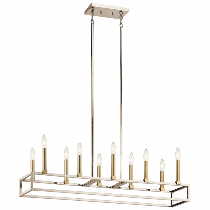 Finet 10 Light Linear Chandelier