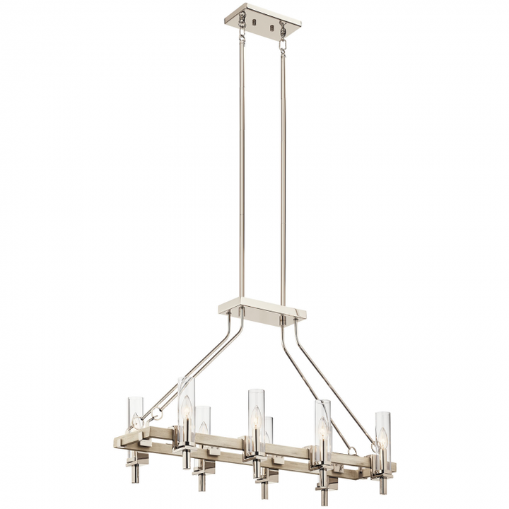 Telan 8 Light Linear Chandelier