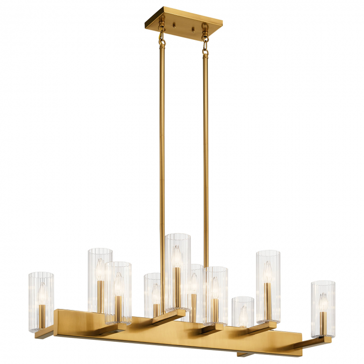 Cleara 10 Light Linear Chandelier