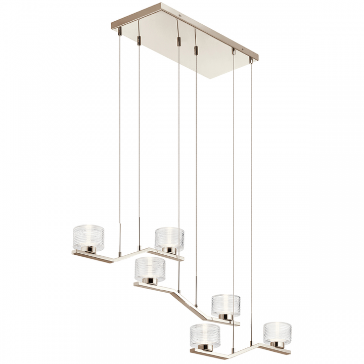 Lasus 6 Light LED Linear Chandelier