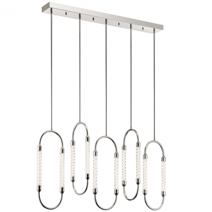 Delsey 5 Light LED Linear Chandelier