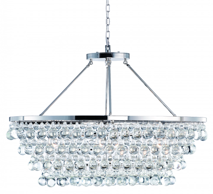 Crystal Fruit 6 Light Chandelier