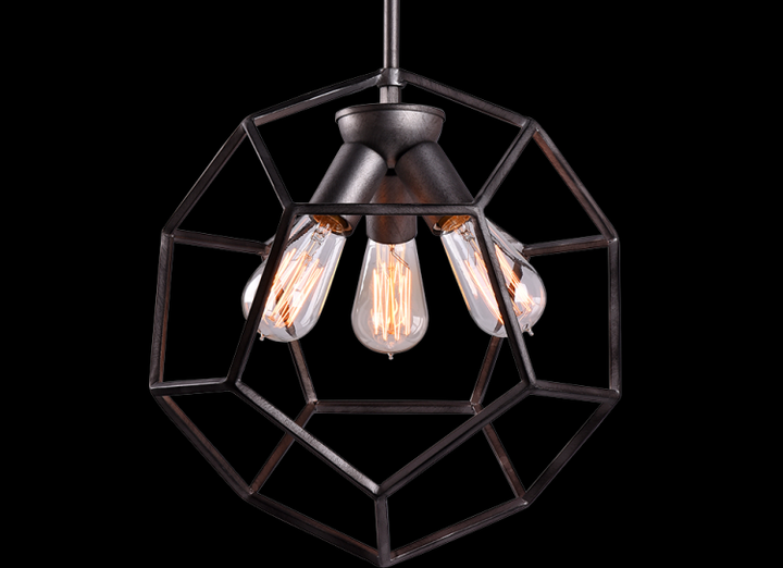 Geometry 3 Light Pendant