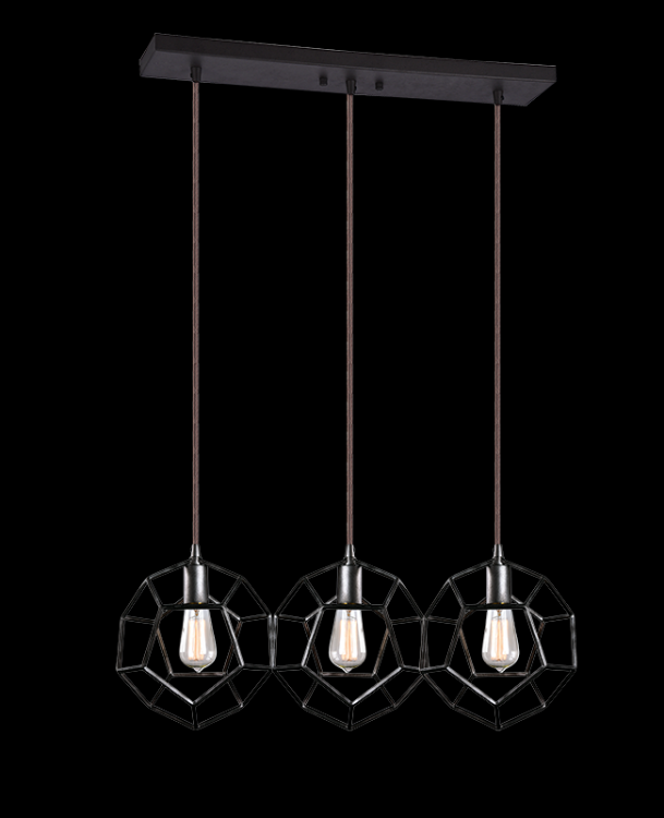 Geometry 3 Light Pendant