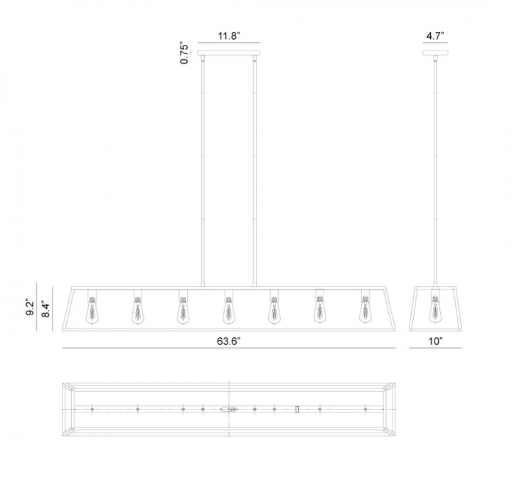 Candor 7 Light Chandelier