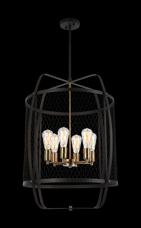 Hearth 6 Light Pendant