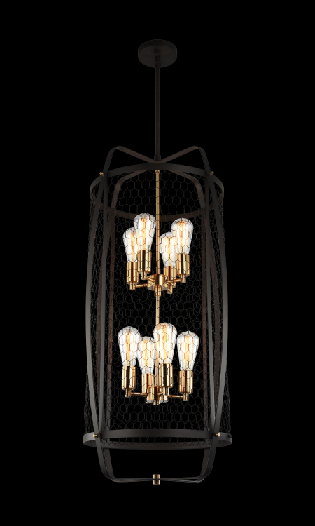 Hearth 8 Light Pendant