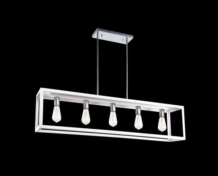 Flare 5 Light Linear Chandelier