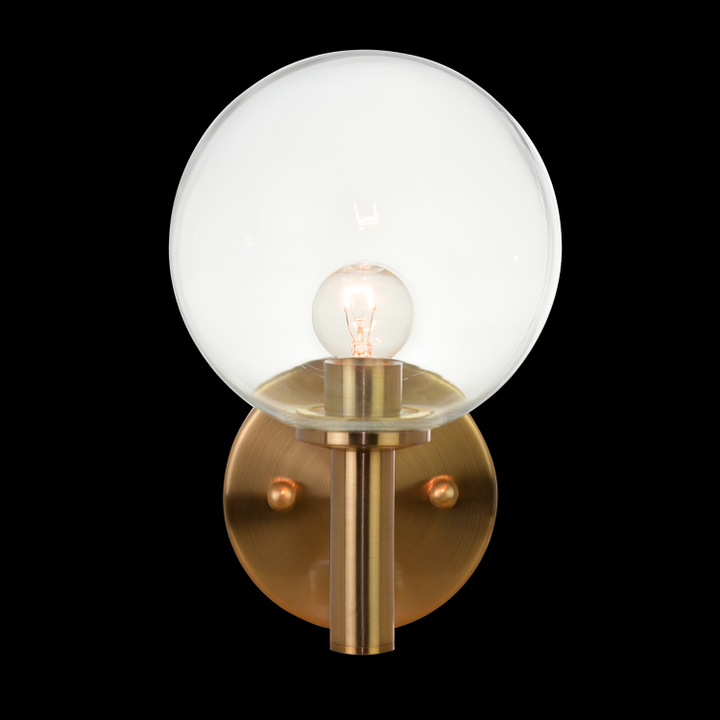 Cosmo Wall Sconce With Clear Glass