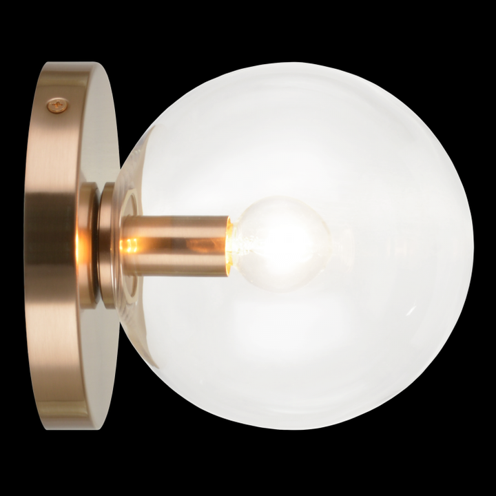 Cosmo Wall Sconce With Clear Glass