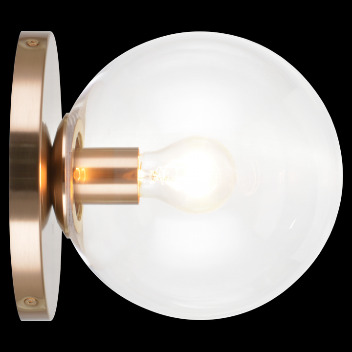 Cosmo Wall Sconce With Clear Glass