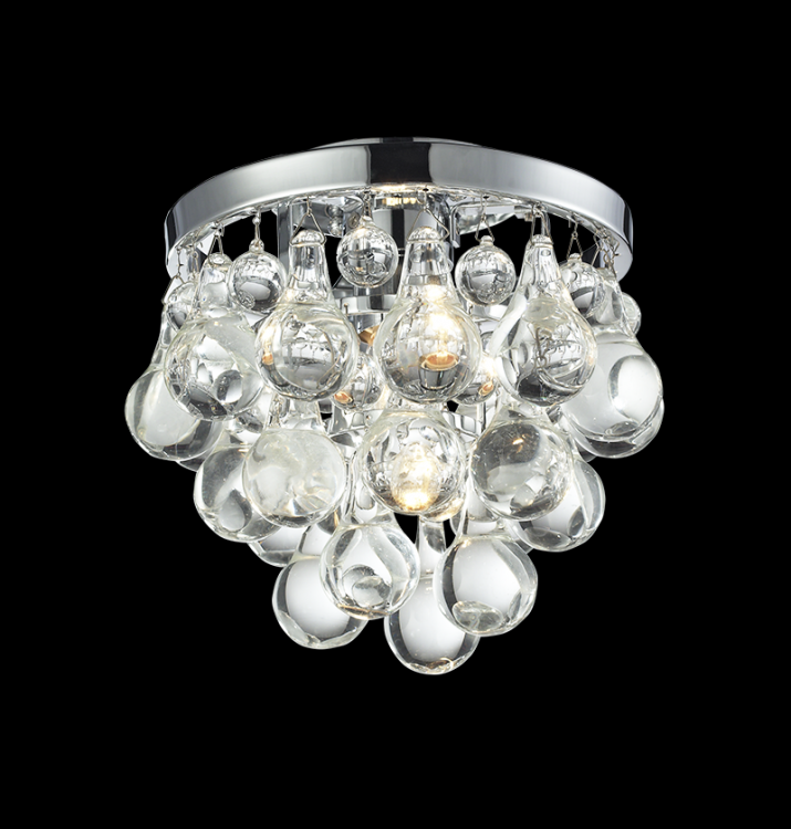 Crystal Fruit Flush Mount