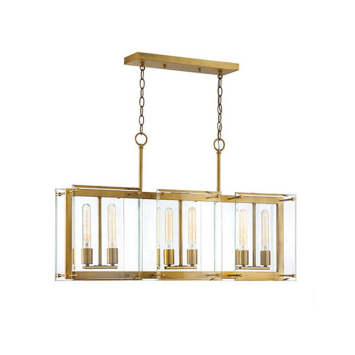 Prescott 6 Light Linear Chandelier