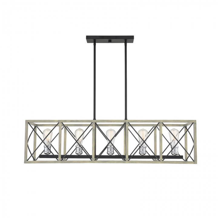 Nash Nantucket 5 Light Linear Chandelier