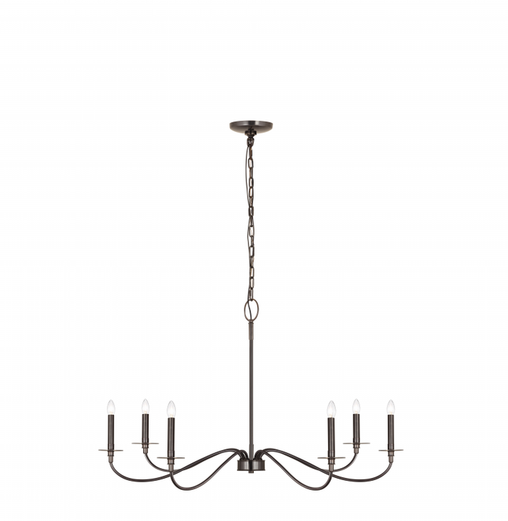 Arrington 6 Light 42 Inch Chandelier