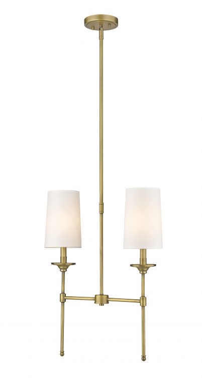 Emily 2 Light Linear Chandelier