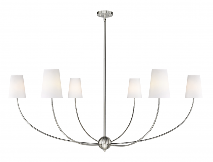 Shannon 6 Light 62 Inch Chandelier