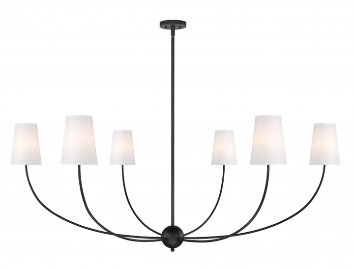 Shannon 6 Light 62 Inch Chandelier