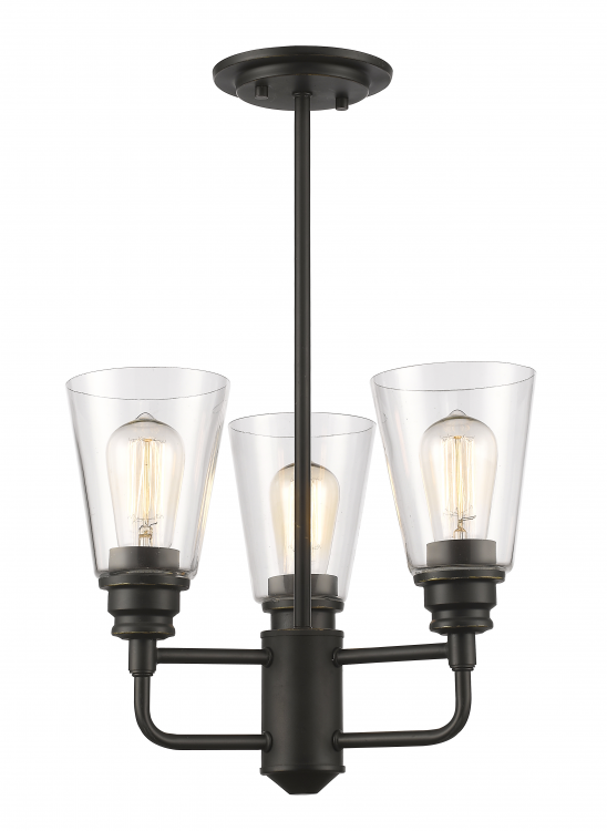 Annora 3 Light Semi Flush Mount