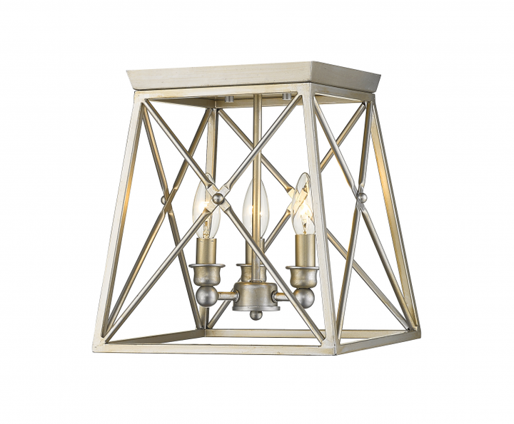 Trestle 3 Light Flush Mount