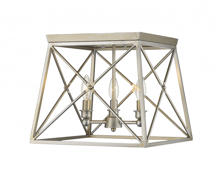 Trestle 3 Light Flush Mount