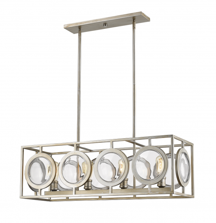 Port 4 Light Linear Chandelier