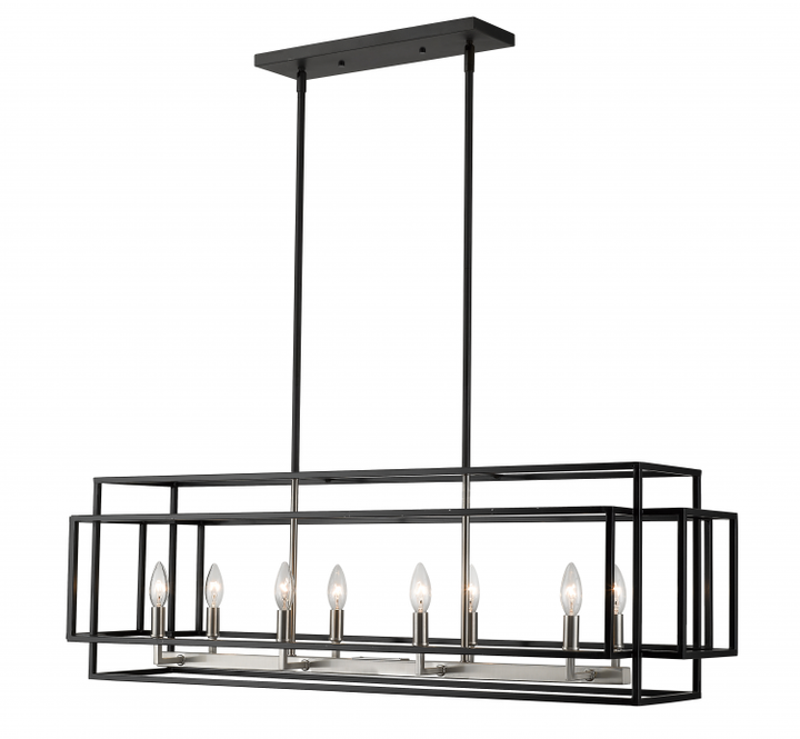 Titania 8 Light Linear Chandelier