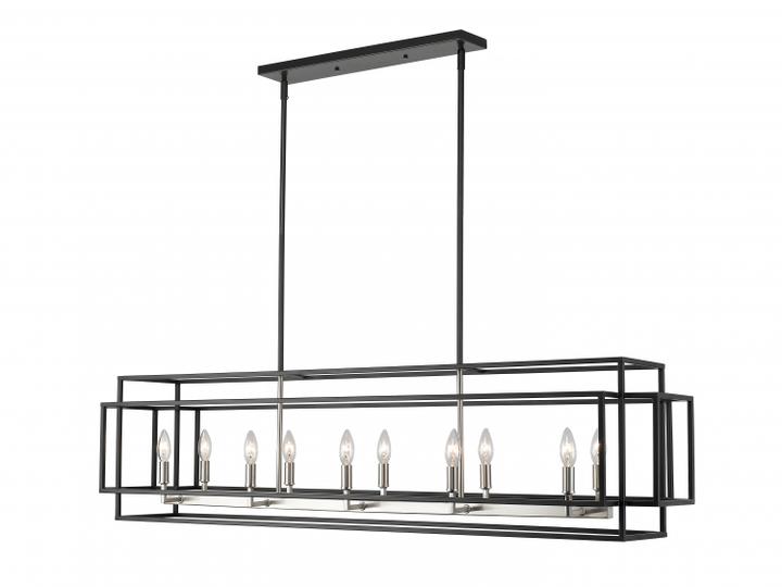 Titania 10 Light Linear Chandelier