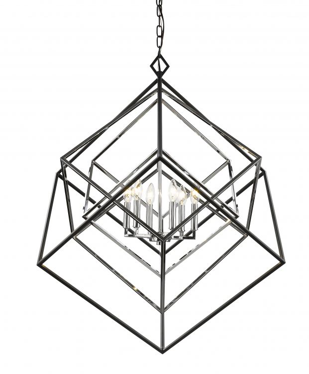 Euclid 6 Light Chandelier