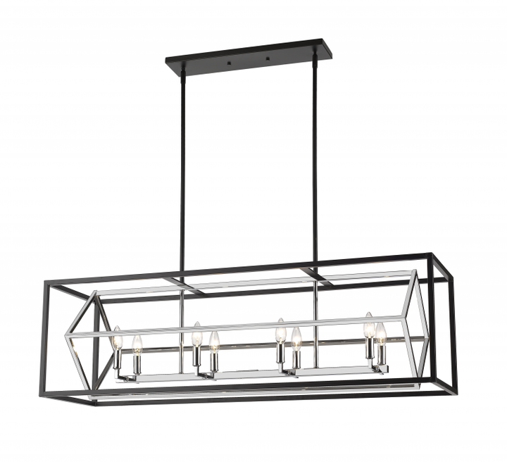 Euclid 8 Light Linear Chandelier