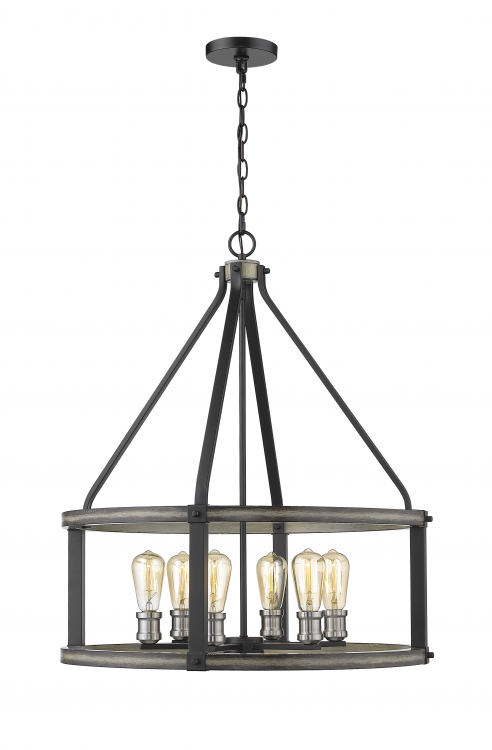 Kirkland 6 Light 25 Inch Pendant