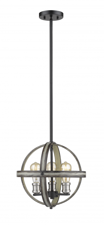 Kirkland 3 Light 14 Inch Pendant