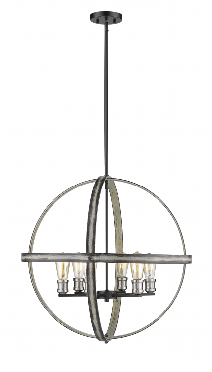 Kirkland 6 Light 26 Inch Pendant