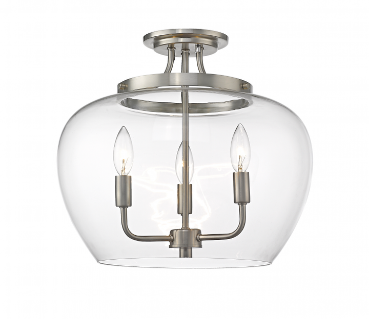 Joliet 3 Light Semi Flush Mount