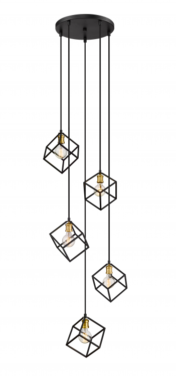 Vertical 5 Light Pendant