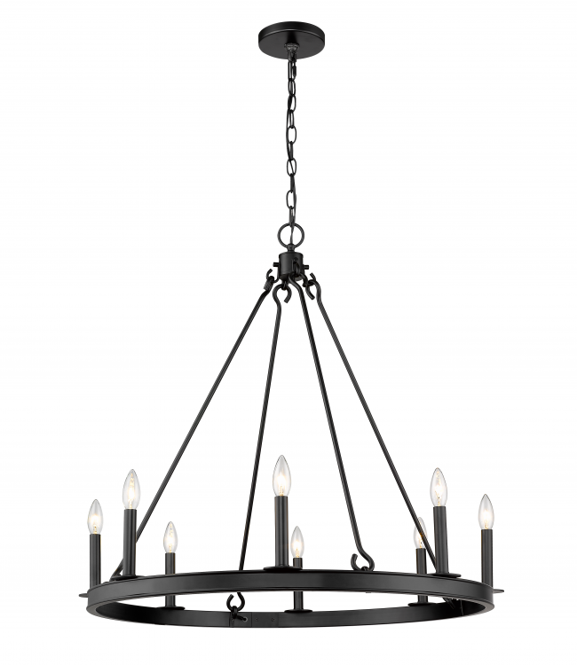 Barclay 8 Light Chandelier