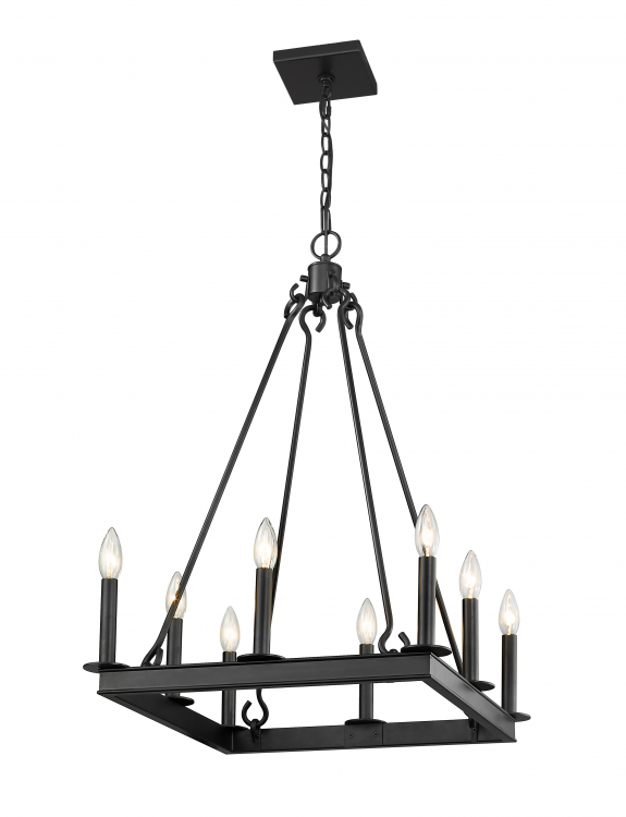 Barclay 8 Light 20 Inch Chandelier