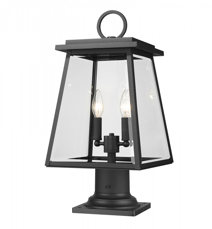 Broughton 2 Light 22 Inch Outdoor Pier Mounted Fixture